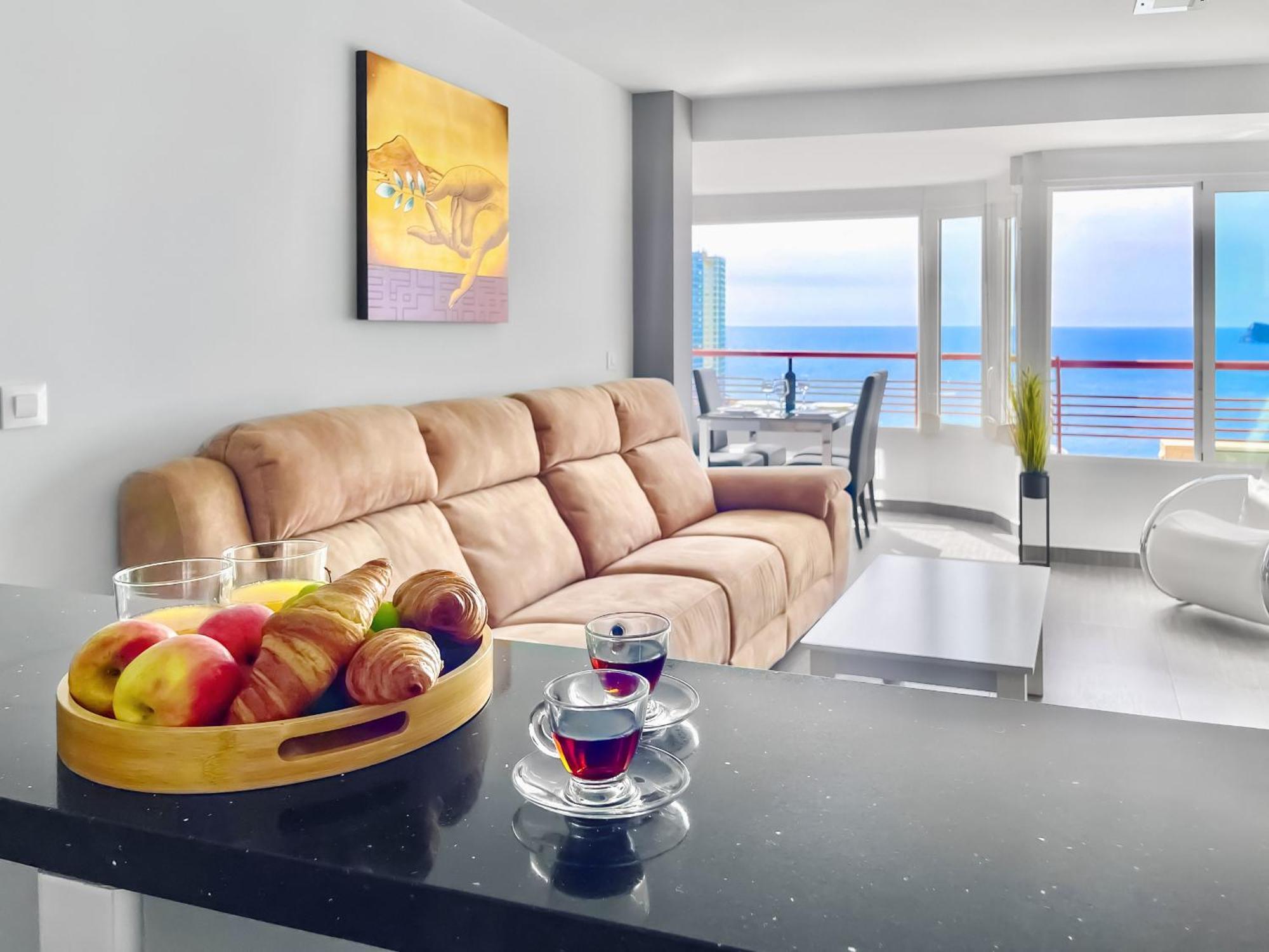 Sky 21-floor Frontline Levante Coblanca Apartment *